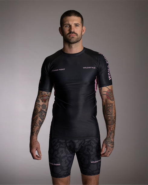 WANA (We All Need Anarchy) FIGHT Short Sleeve Rash Guard